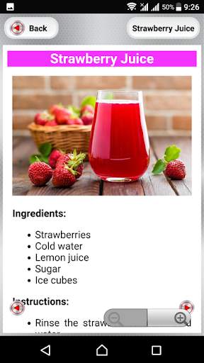 Juice and Milkshake Recipes screenshot 3