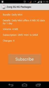 Zong 3G 4G Packages screenshot 6