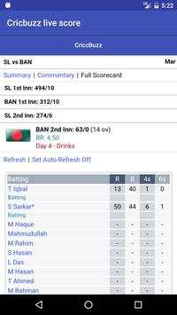 Live Cricket Score screenshot 2
