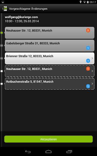 Courier App screenshot 8