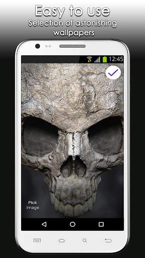 Scary Skull Lock Screen 4 تصوير الشاشة