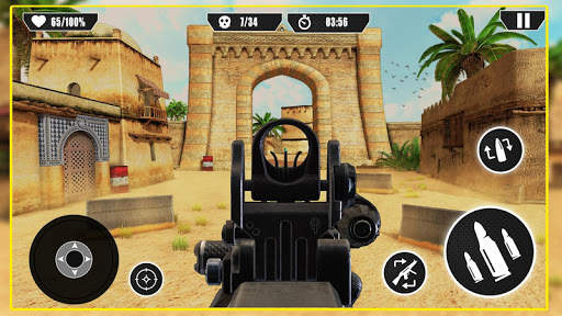 Critical Gun Games War Strike: Gun Shooting Games screenshot 1