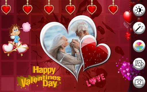 Valentine Day Photo Frame скриншот 3
