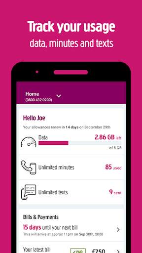 Plusnet Mobile screenshot 1