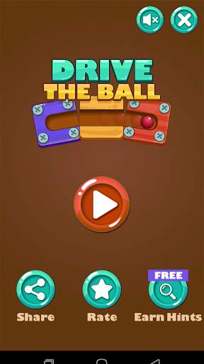 Drive The Ball - Slide the Red Ball Game screenshot 1