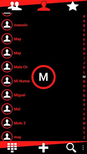 THEME EXDIALER MIXER RED BLACK screenshot 3