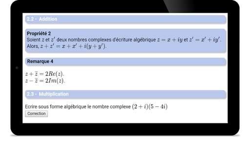 Maths TS : Complexes 1 screenshot 11