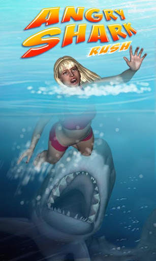 Angry Shark Rush स्क्रीनशॉट 1