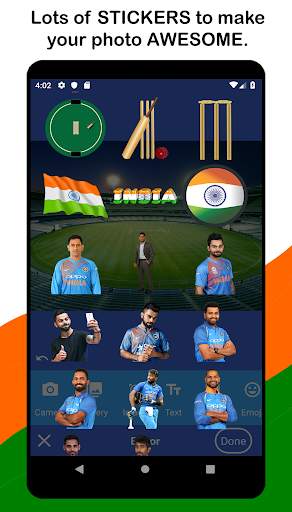 Indian Cricket Photo Frame स्क्रीनशॉट 4