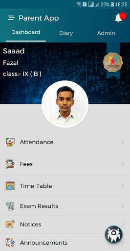 DE Parent App screenshot 1