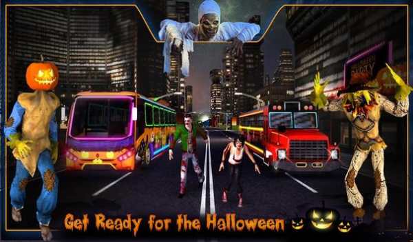 Halloween Party Bus Driver 3D screenshot 11