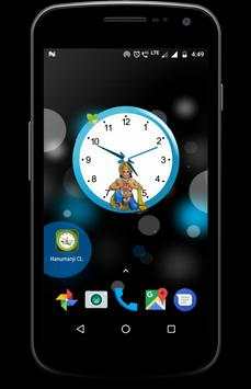 Hanuman ji clock live wallpaper screenshot 2