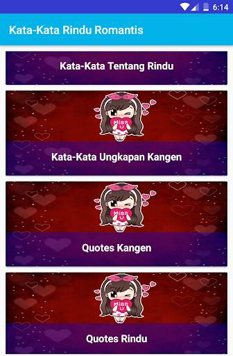 Kata-Kata Rindu Romantis screenshot 4