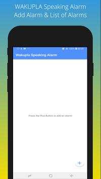 Talking & Speaking Alarm Clock (Free!) WAKUPLA скриншот 1