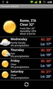 Football Digital Weather Clock screenshot 5