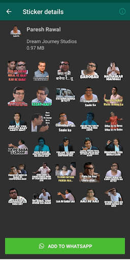 Bollywood Stickers For WhatsApp - WASticker screenshot 3
