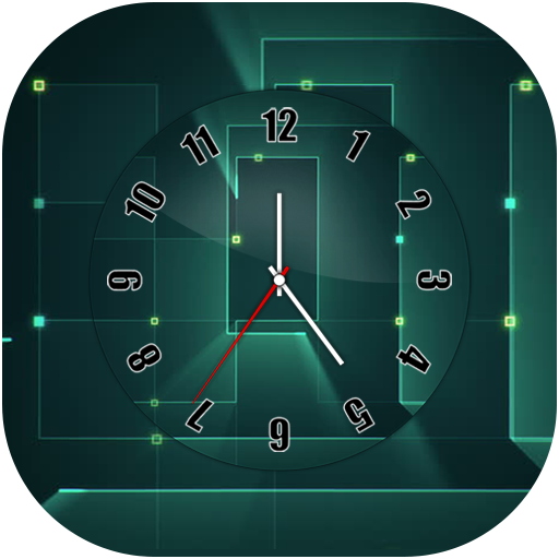 ikon Hologram Clock Live Wallpaper - Analog Clock