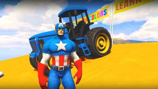 Real Tractor Driving Superheroes Farming Simulator screenshot 2