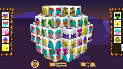 Angry  Cats Mahjong स्क्रीनशॉट 1