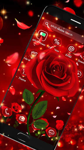 APUS Launcher Rose Theme screenshot 3