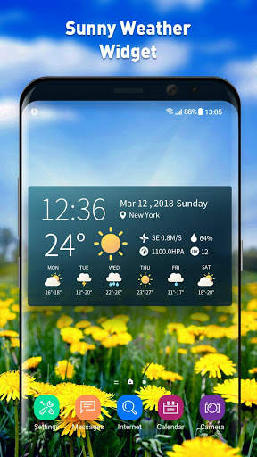 Real-time weather temperature report & widget screenshot 3