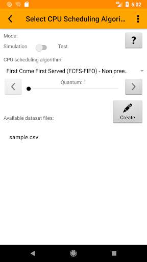 OS Algorithm Simulator screenshot 2