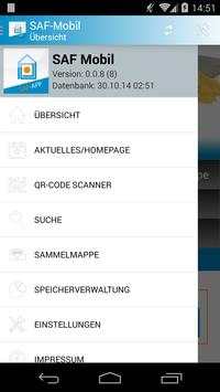 SAF-Mobil screenshot 2