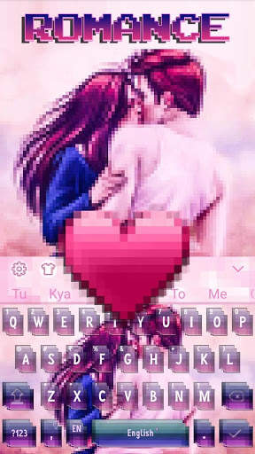 Pixel lãng mạn Ngày Valentine Chủ đề screenshot 4
