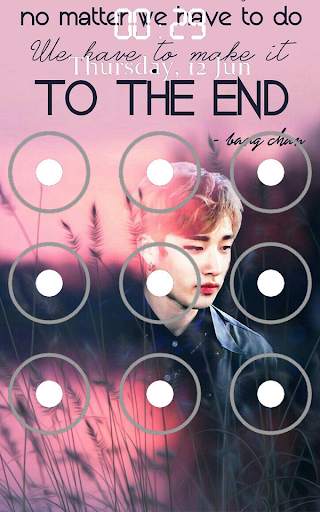 Stray Kids Pattern Lock Screen screenshot 2