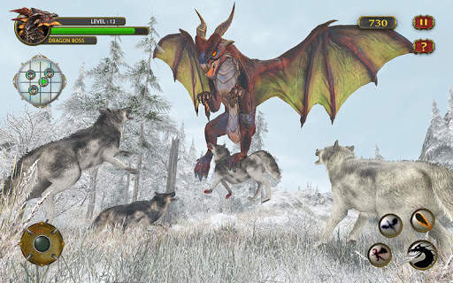 Dragon Simulator Attack 3D Game screenshot 2