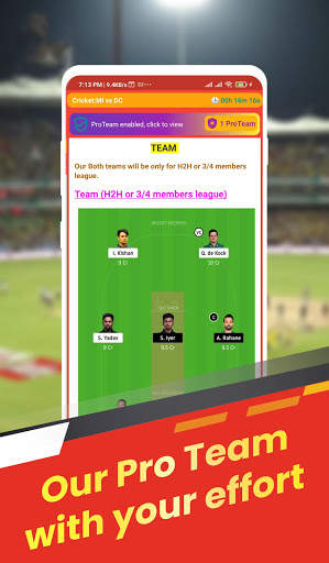 Dream team 11 Fantasy Cricket Dream-11 Prediction screenshot 4