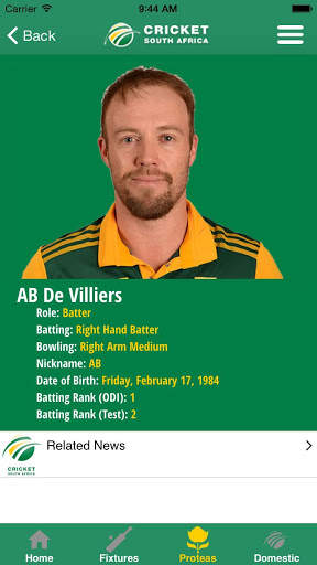 Cricket South Africa screenshot 5