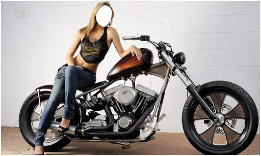 Women Bike Photo Montage New screenshot 3