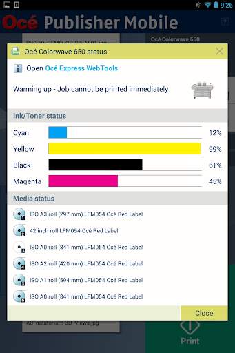 Océ Publisher Mobile screenshot 10