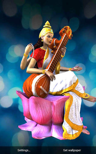 3D Saraswati Live Wallpaper screenshot 4