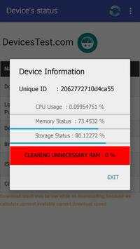 Device's status screenshot 3