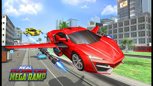 Flying Robot Car Transform: Robot Games screenshot 6