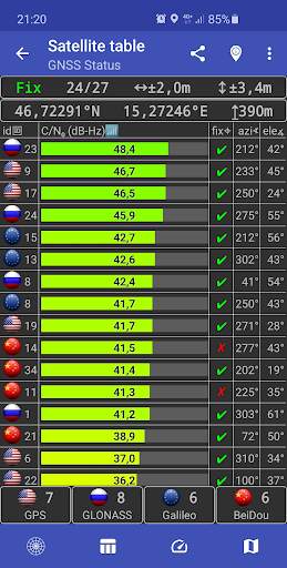 GNSS Status (GPS Test) screenshot 2