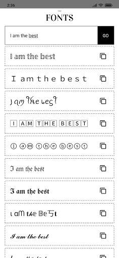 Cool Fonts for Social Media screenshot 3