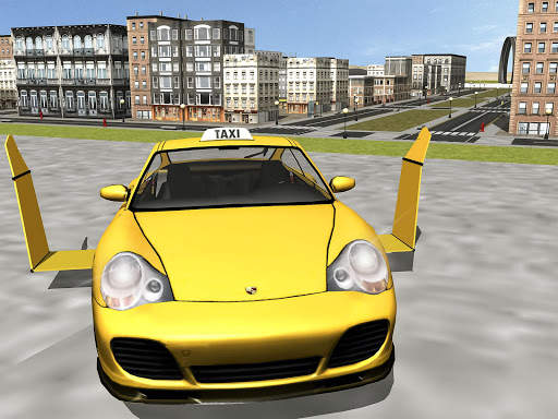 Flying Taxi car simulator screenshot 9