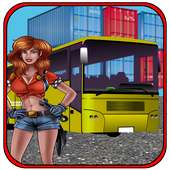 stadsbus busparkeerplaats school - 2018 simulator