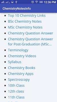 Chemistry Notes Info screenshot 4
