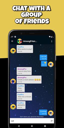 AmongFriends - Friends for Among Us Chat screenshot 3