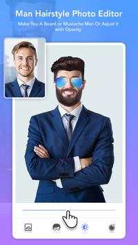 HairArt Beard Style Man Mustache Photo Editor 4 تصوير الشاشة