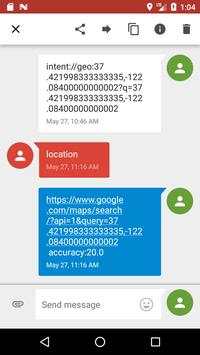 Simple SMS locator screenshot 2