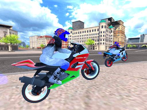 Motorbike Driving Traffic Game screenshot 3