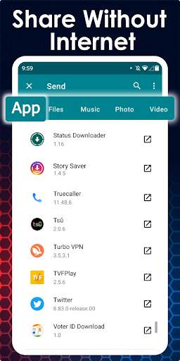 File Transfer and Sharing App 2021 - Share Videos screenshot 5