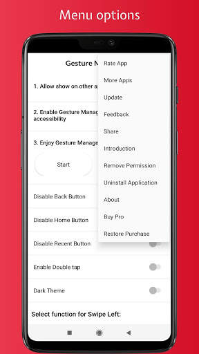 Gesture Manager 10 تصوير الشاشة