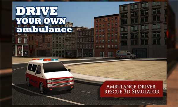 Ambulance Driver Rescue 3D Sim screenshot 4