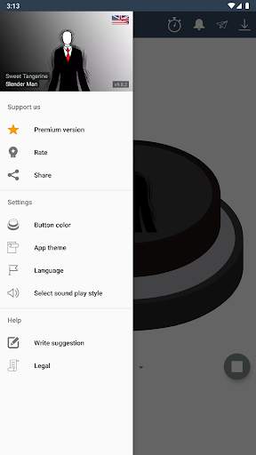 Slender Man Sound Button 14 تصوير الشاشة